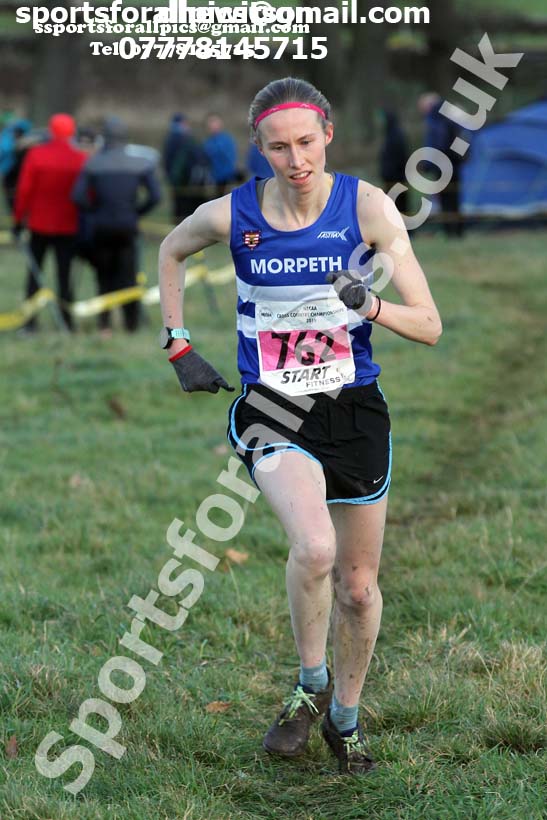 Senior womens cross country, 2019 North Eastern Cross Country Champs., Alnwick, Northumberland.  Photo: David T. Hewitson/Sports for All Pics
